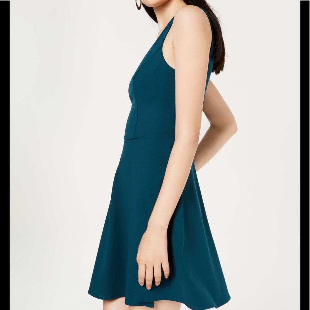 BCX Buckled skater dress